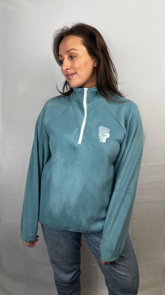 Cerulean Quarter Zip Fleece