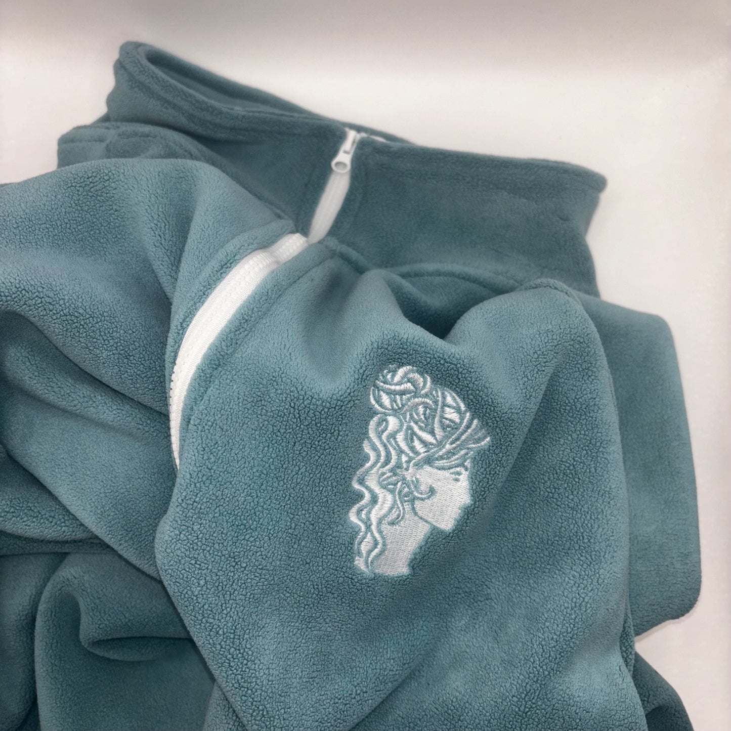 Cerulean Quarter Zip Fleece