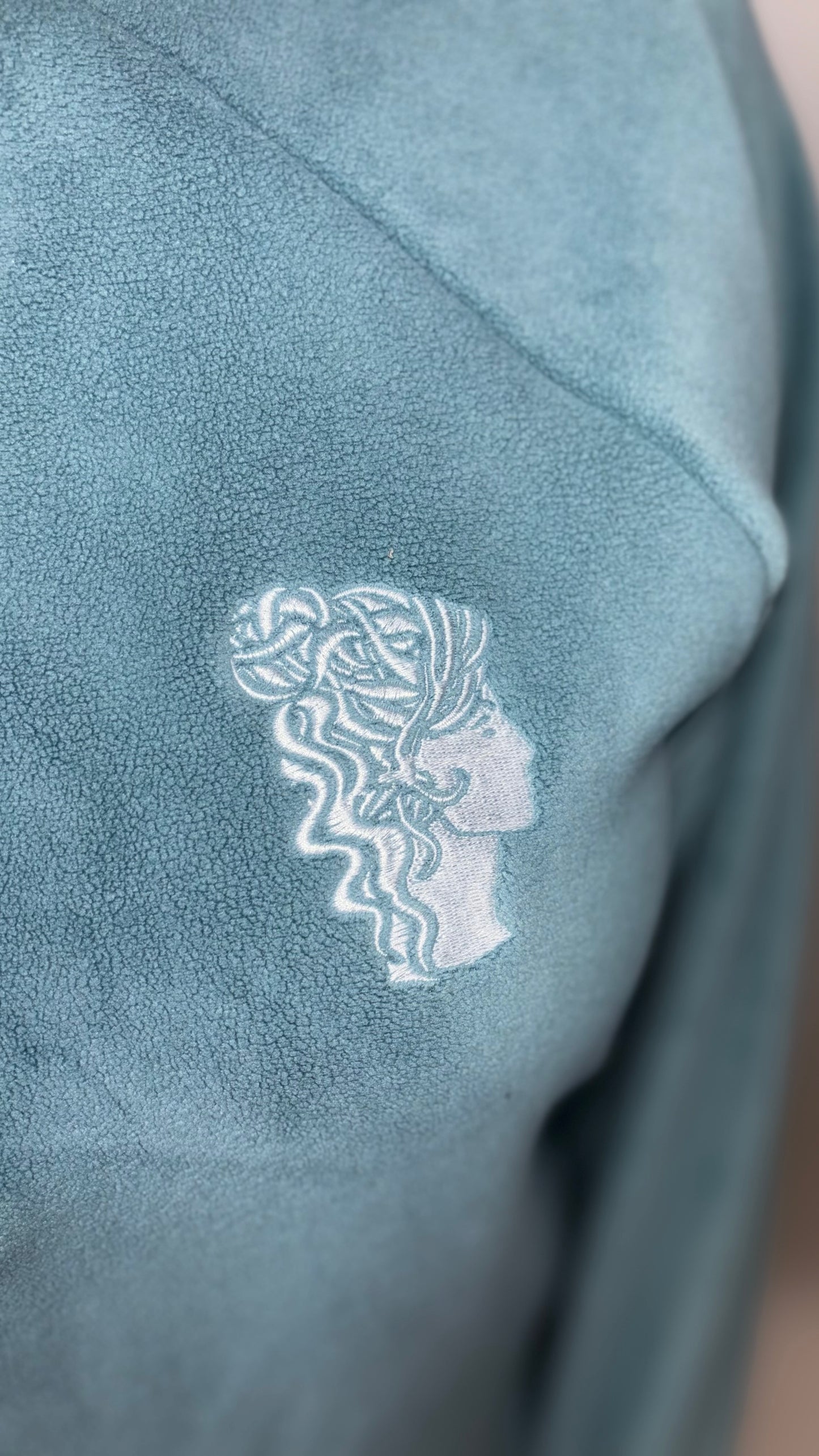 Cerulean Quarter Zip Fleece