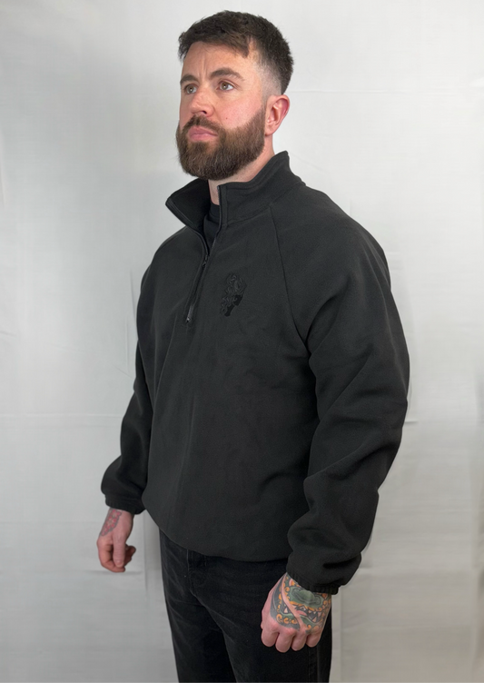 Black Quarter Zip Fleece